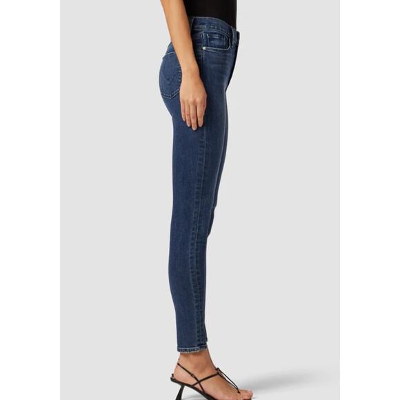 Hudson Jeans Barbara High Rise Super Skinny dark wash 24 Loyalty NWT - Picture 2 of 7